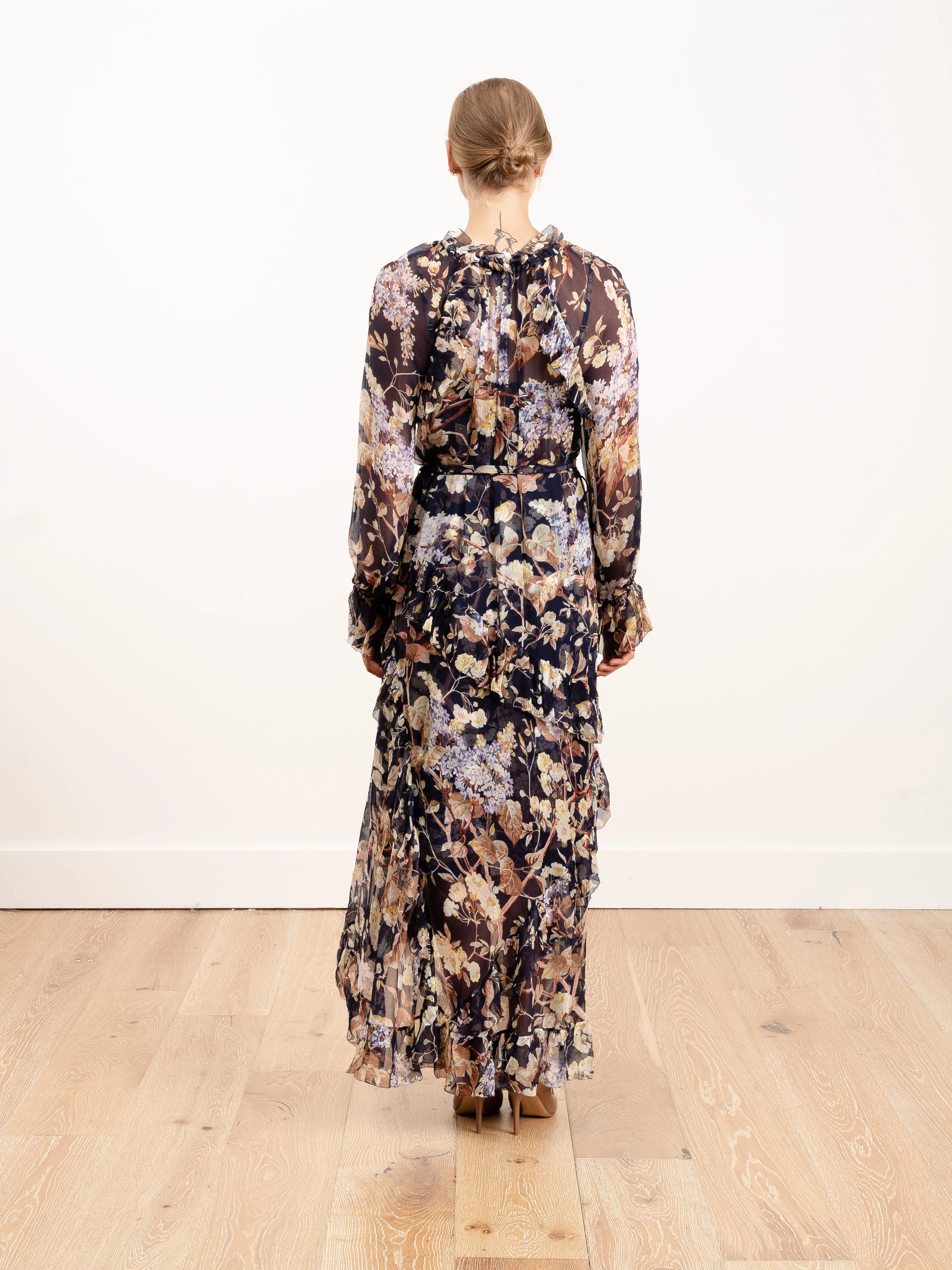 sabotage ruffle midi dress - Image 5