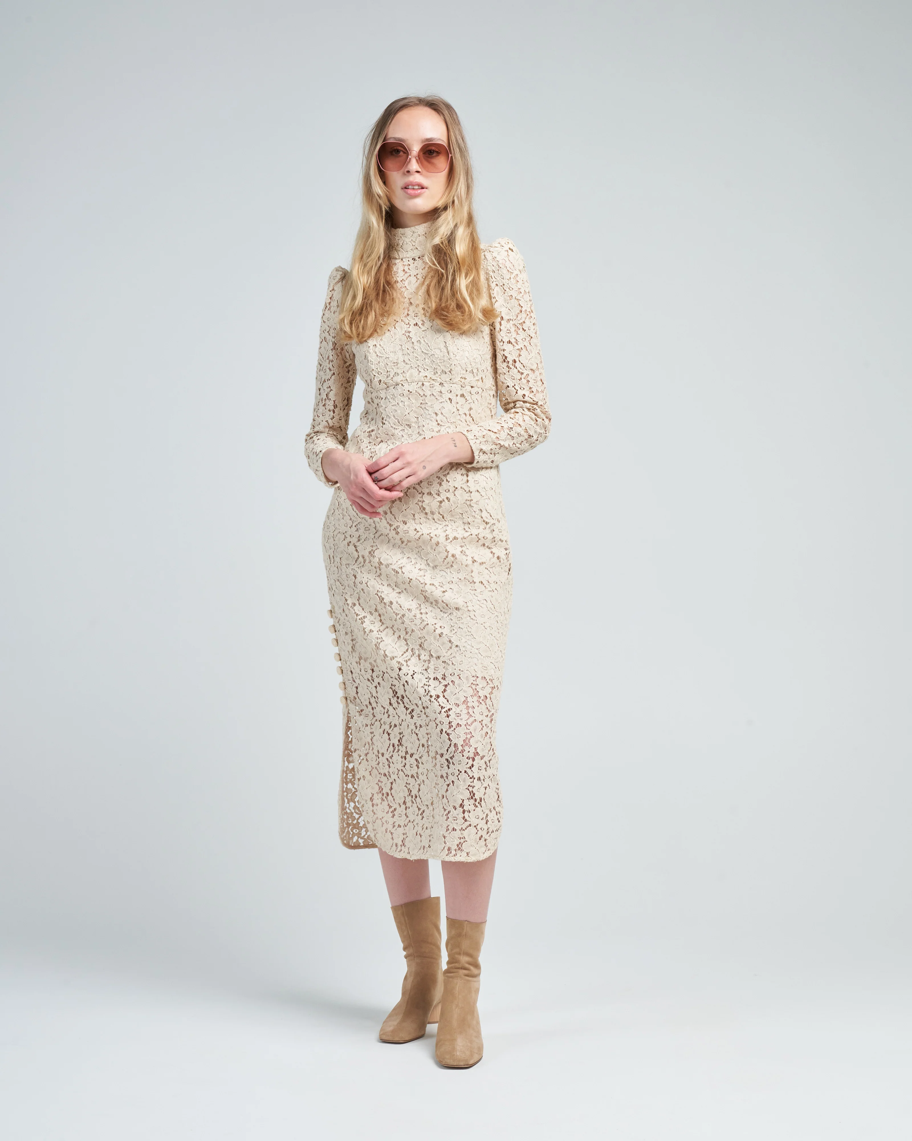 sensory lace midi dress - Image 2