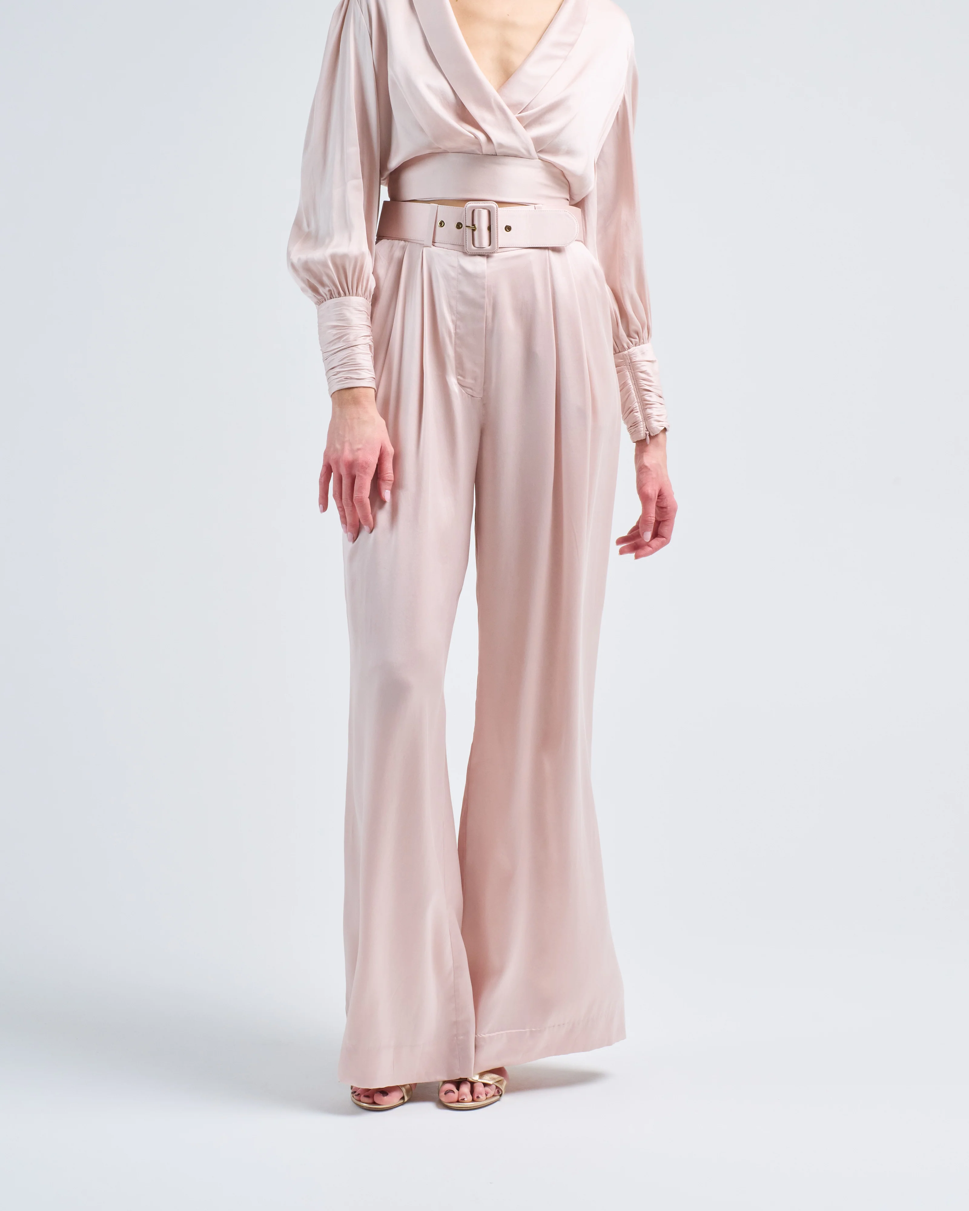 silk tuck pant - Image 3