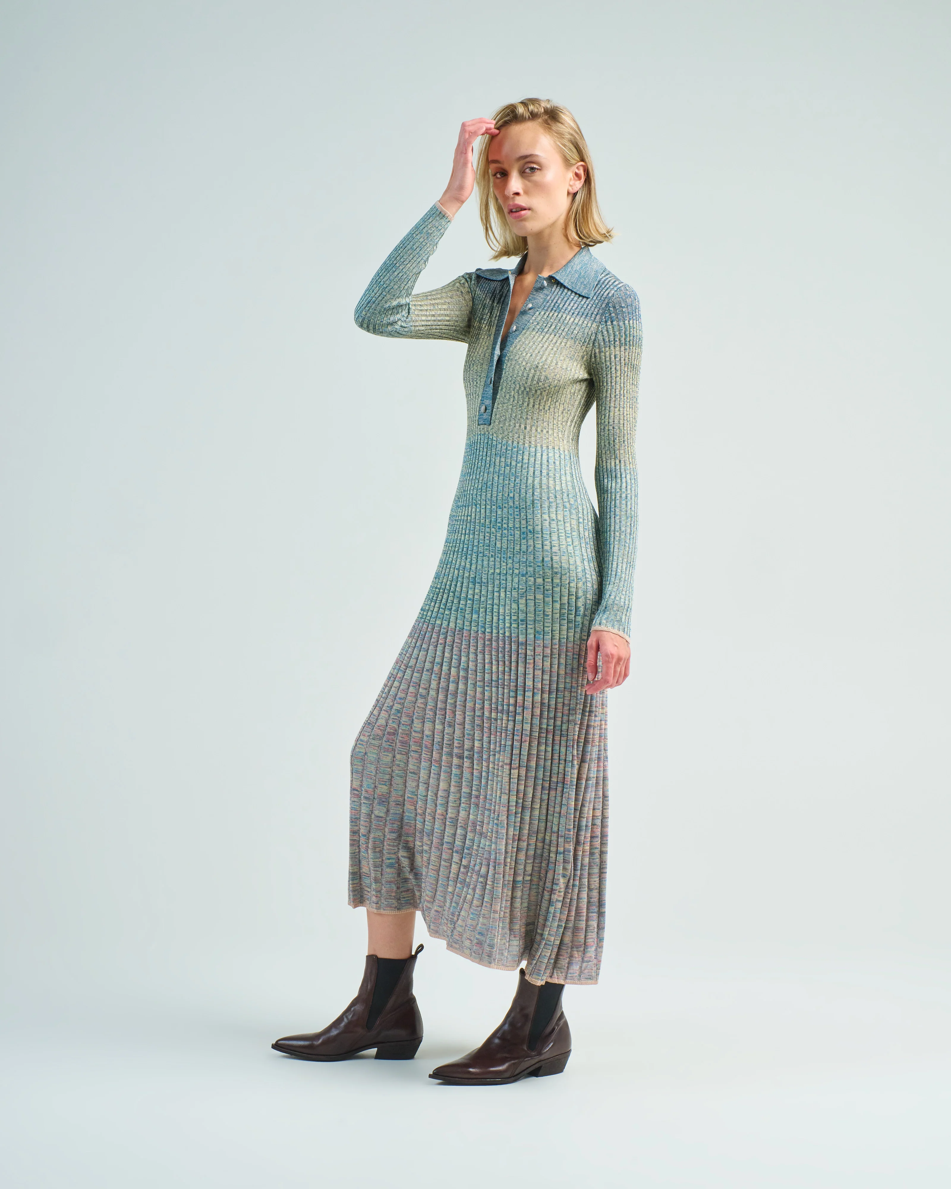 story 1 mouline polo midi - Image 3