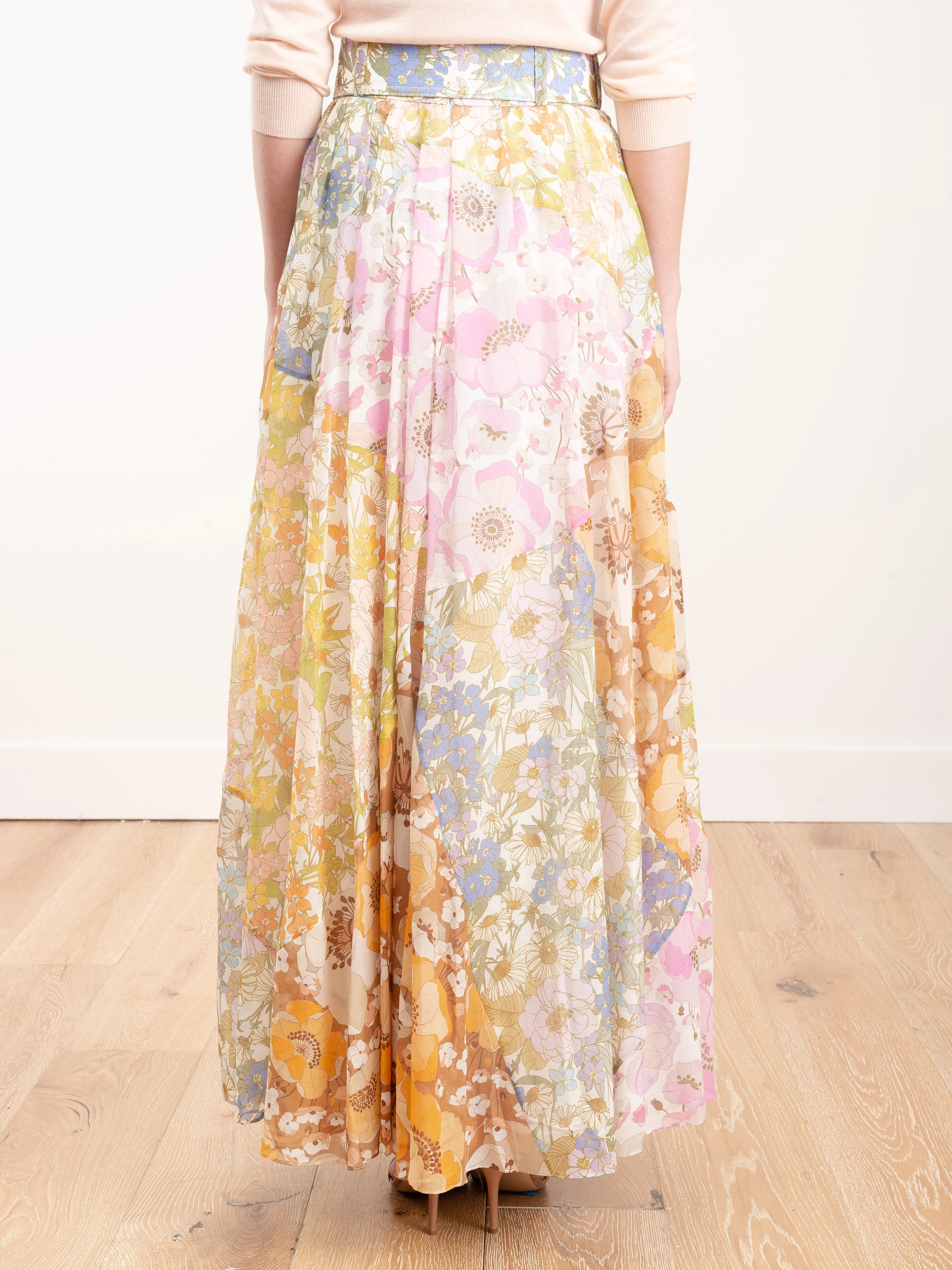 super eight maxi skirt - mixed floral - Image 4