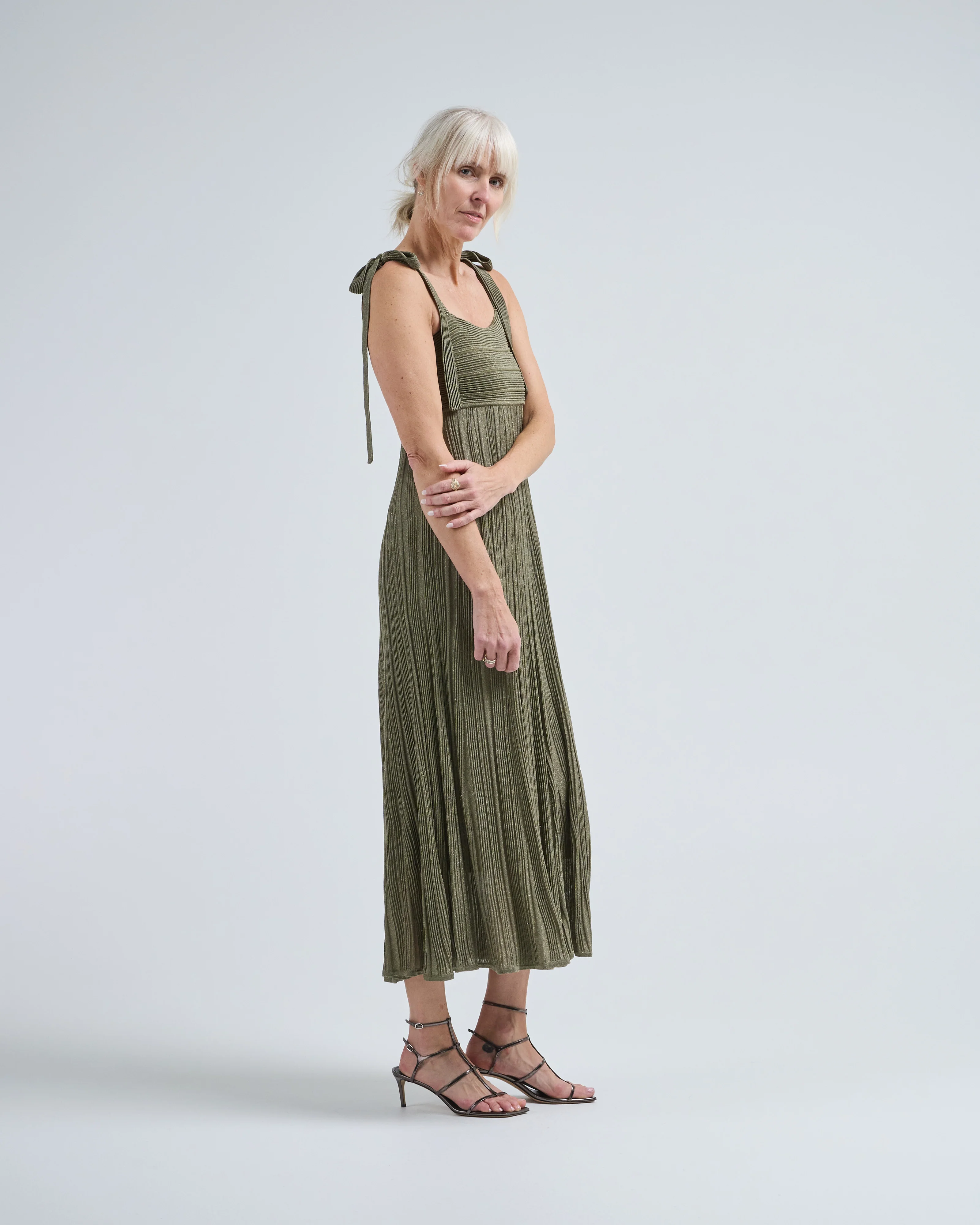 wanderlust metallic maxi dress - Image 2
