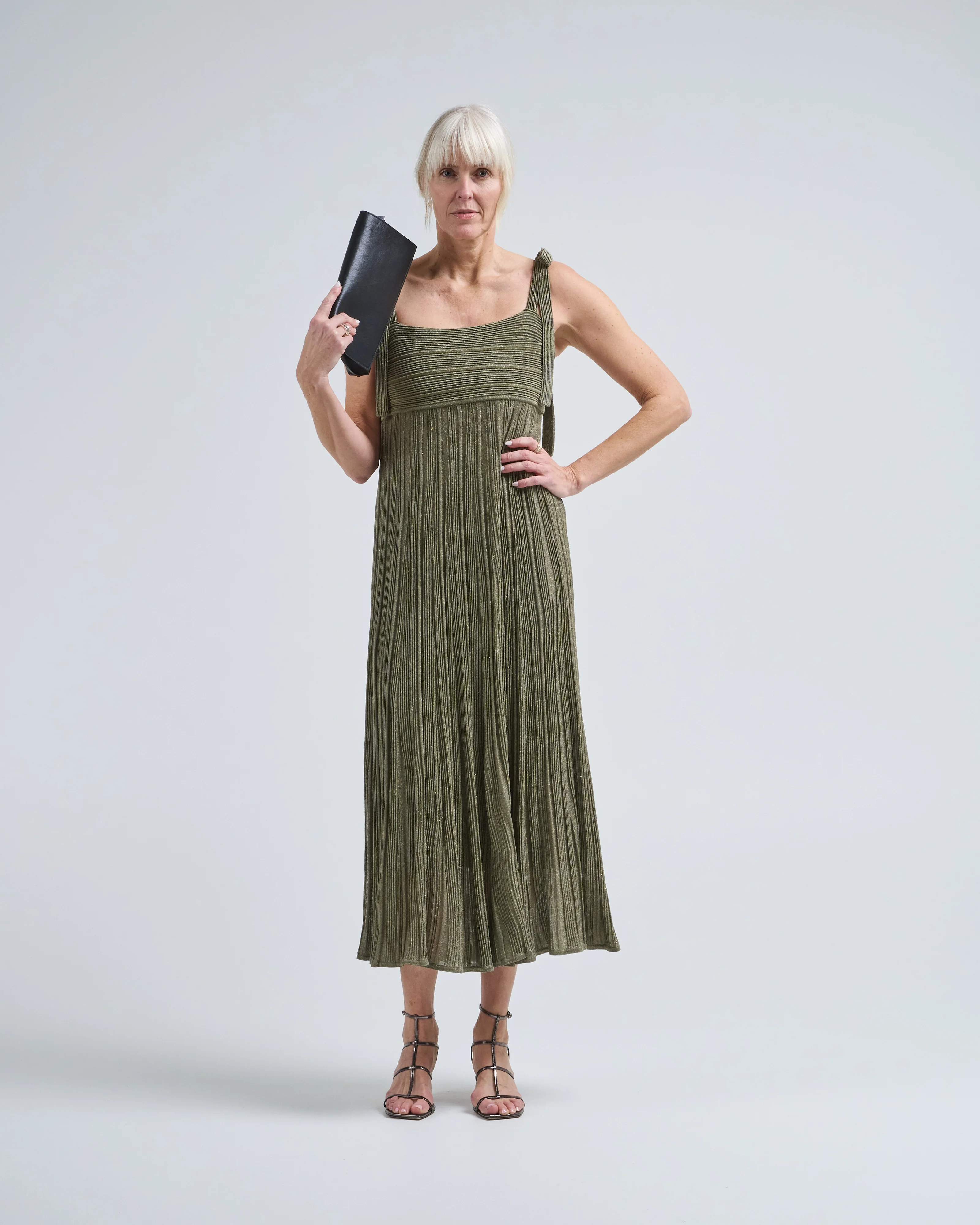 wanderlust metallic maxi dress - Image 5