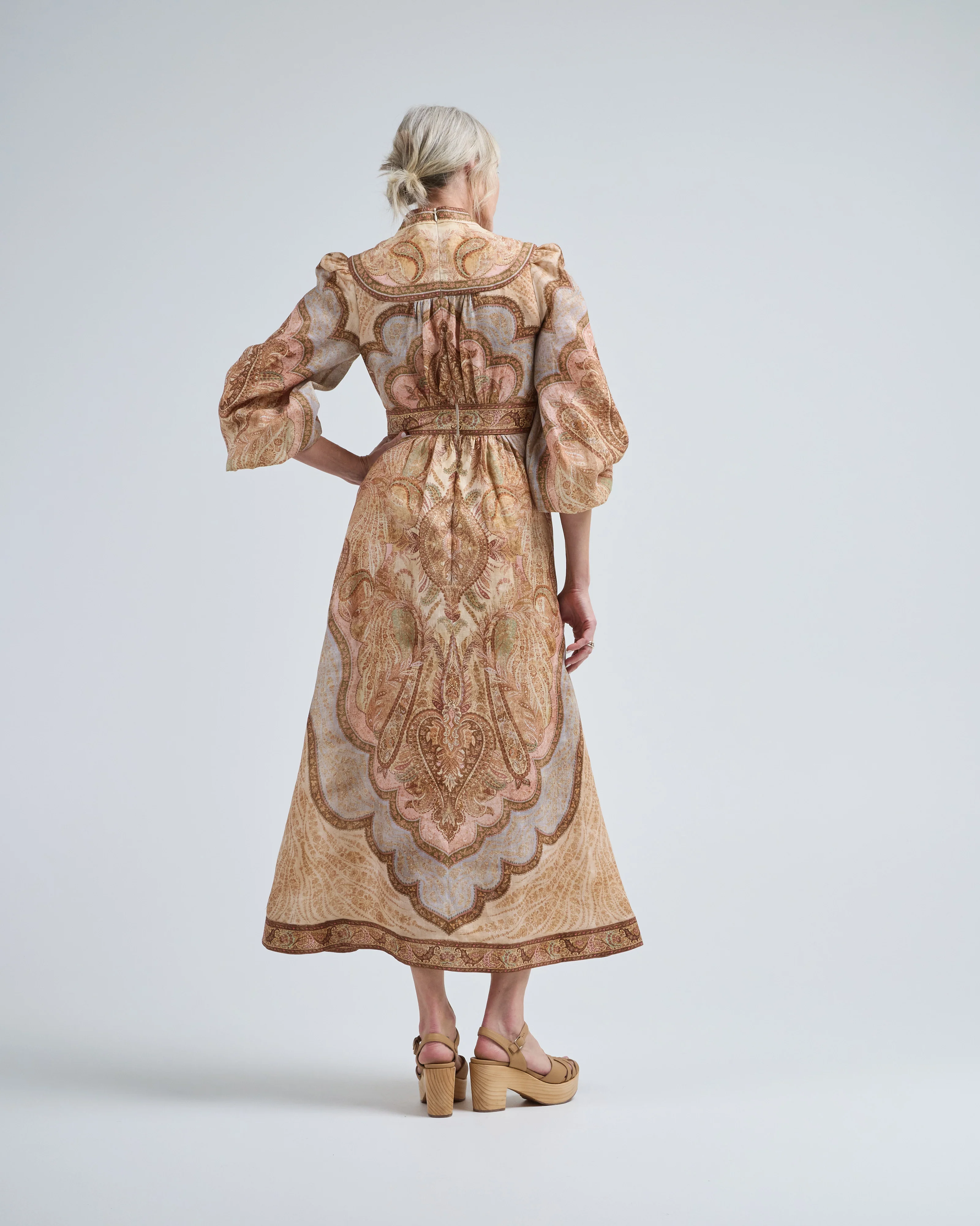 wanderlust plunge midi dress - Image 3