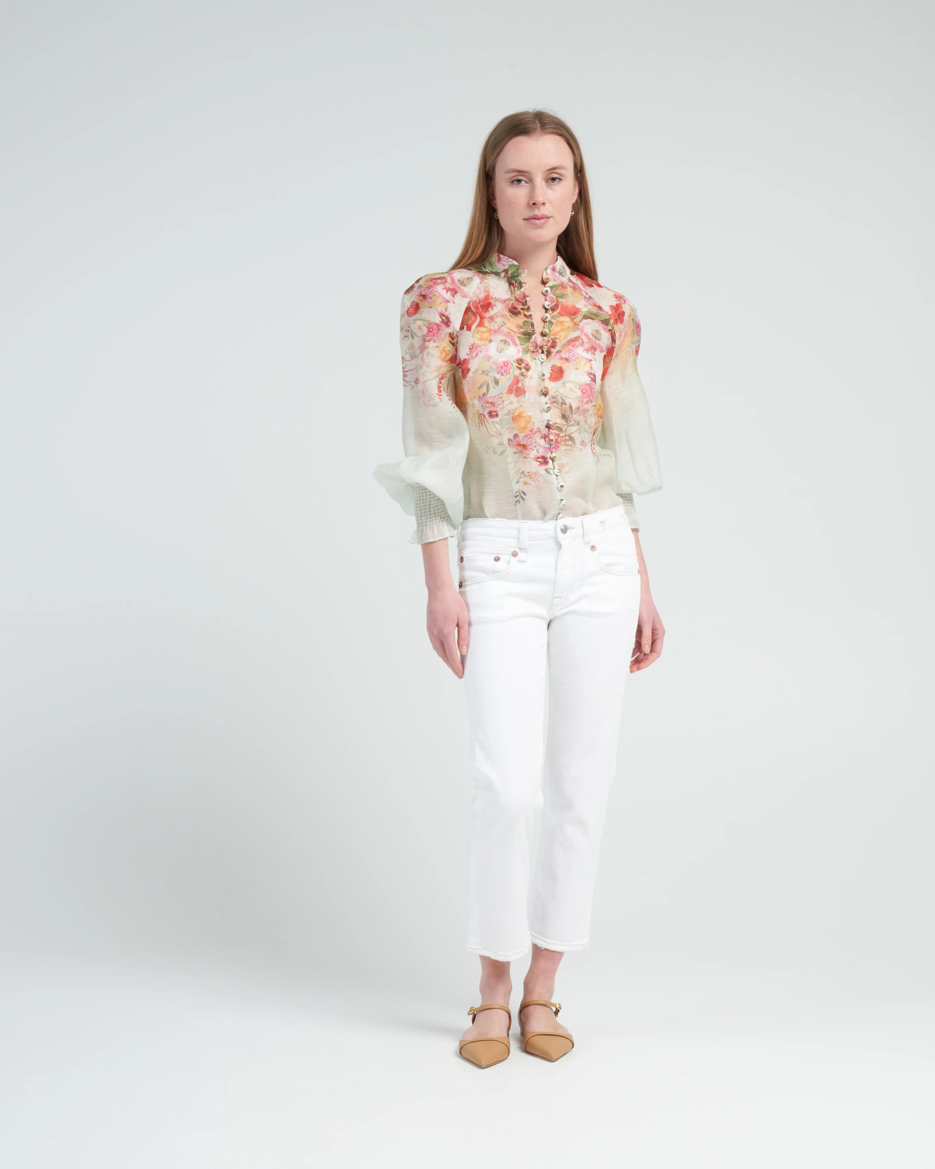 wonderland blouse - elka poppy print - Image 2