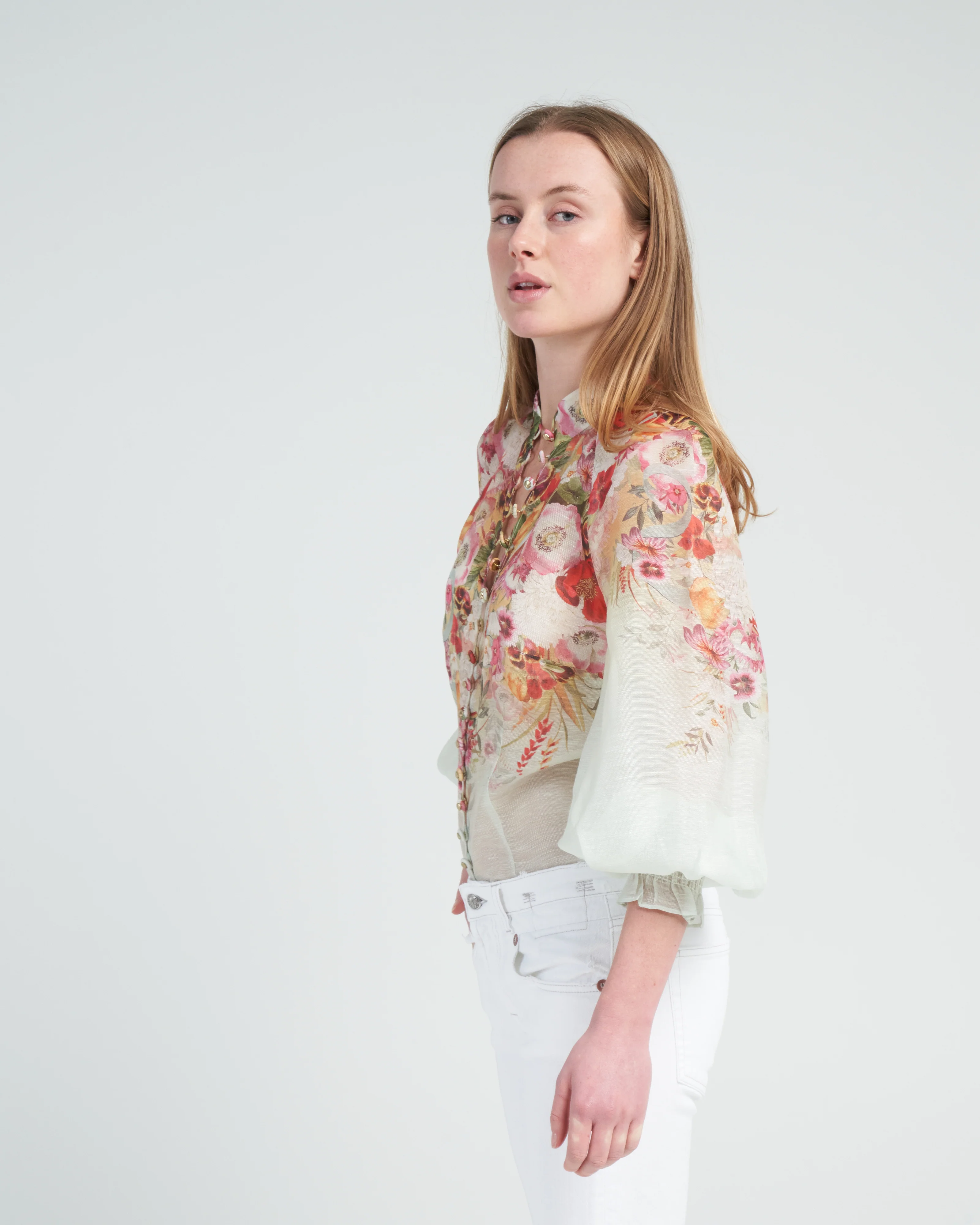 wonderland blouse - elka poppy print - Image 3