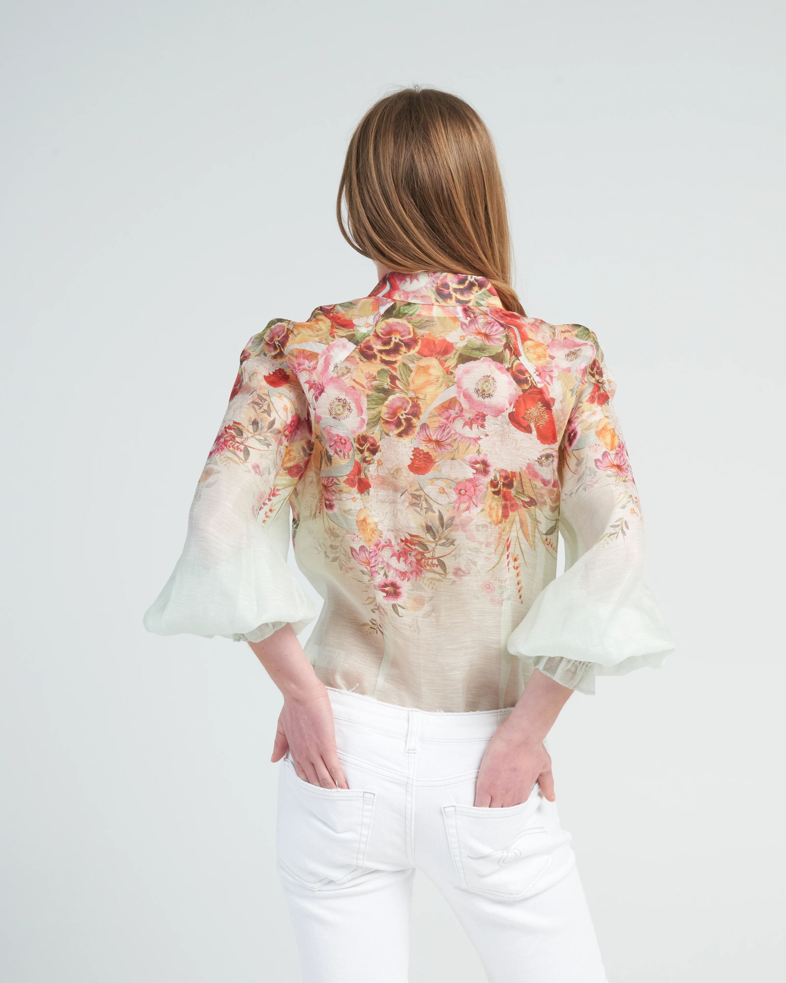 wonderland blouse - elka poppy print - Image 4