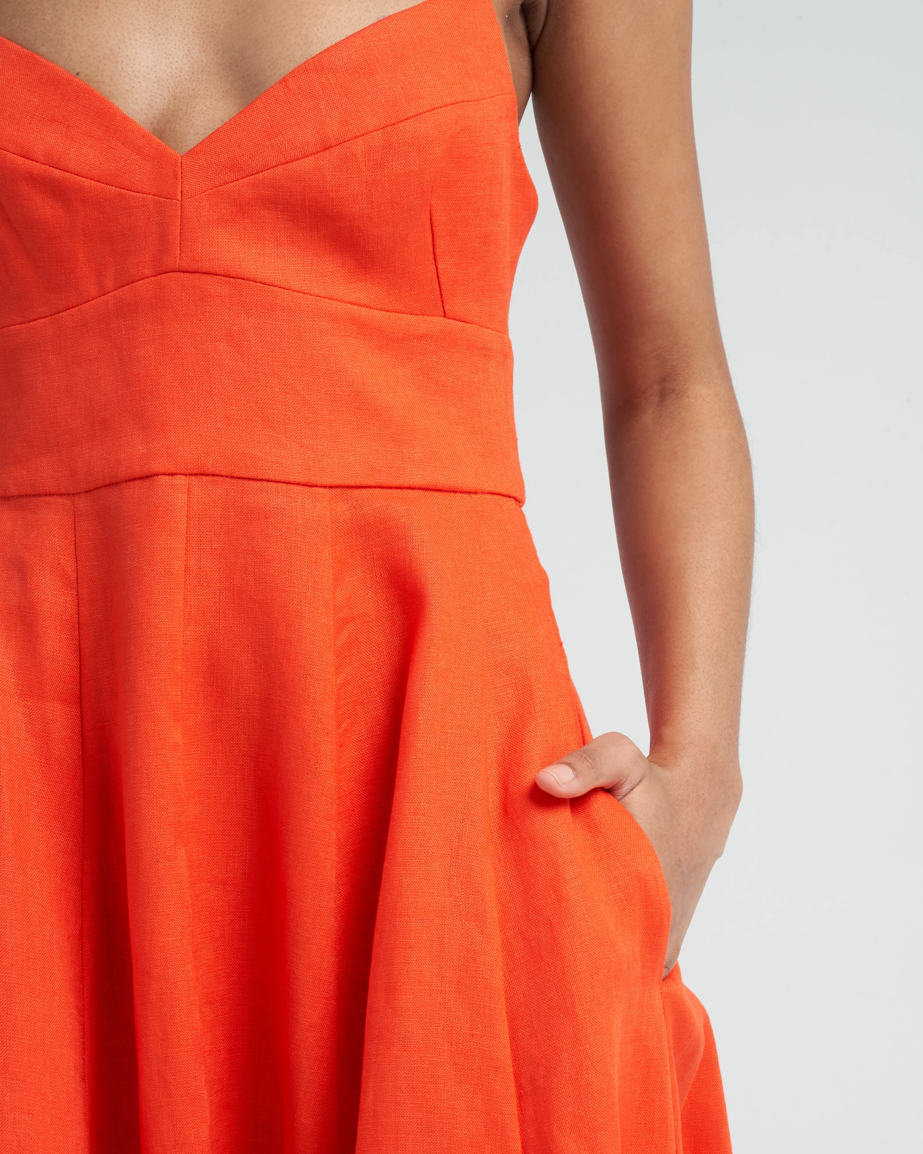 wonderland picnic dress - red - Image 5