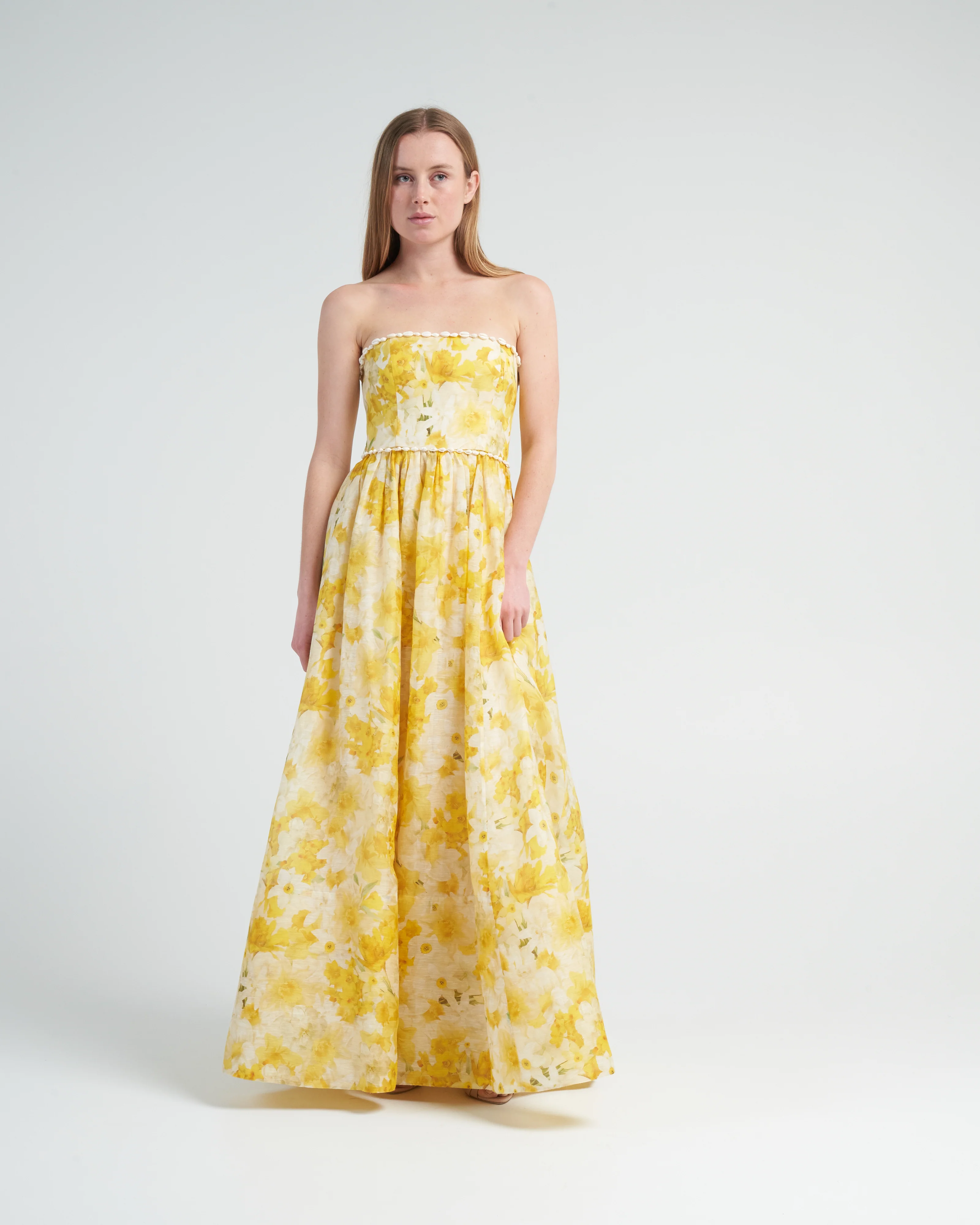wonderland shell gown - daffodil print - Image 2