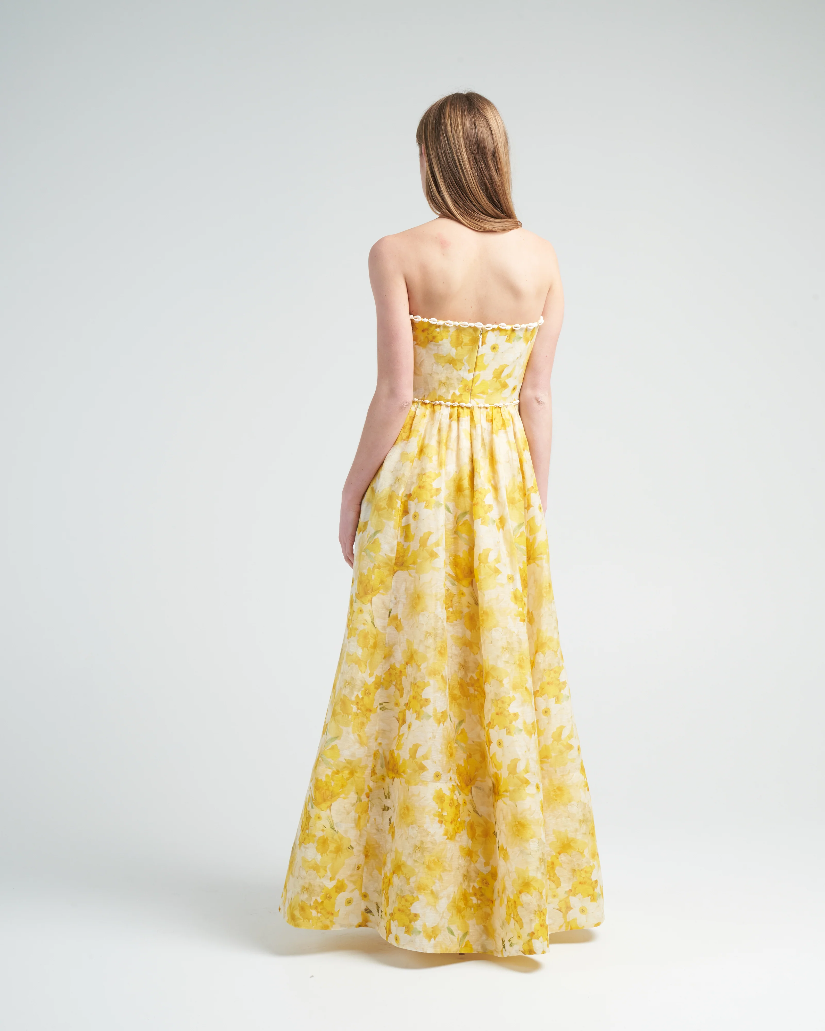 wonderland shell gown - daffodil print - Image 4